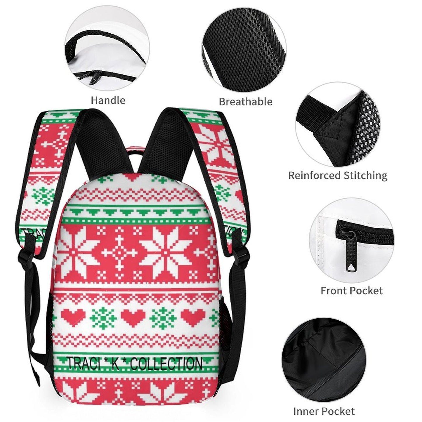 Traci K Collection Backpack Three piece set combination