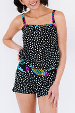 Load image into Gallery viewer, Printed Tied Tankini Set
