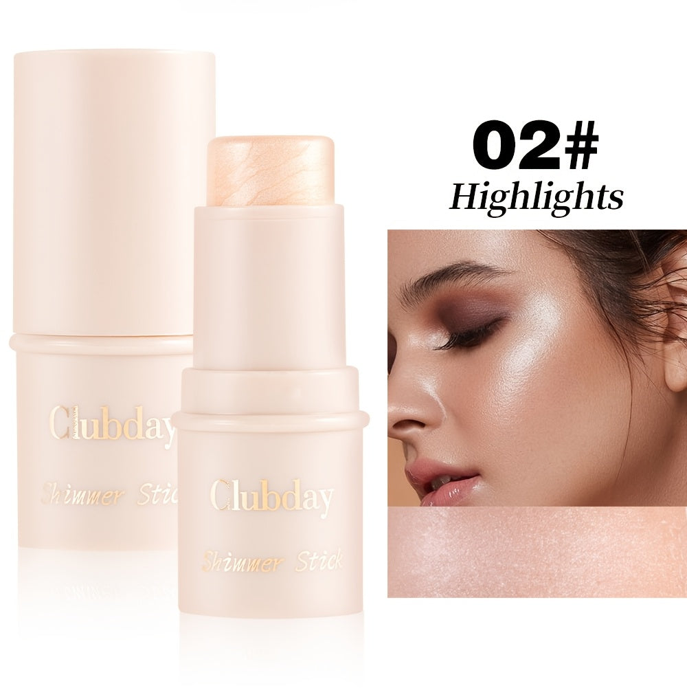 Clubday Water Jelly Makeup by Traci K Beauty Box 4pcs/set Contour Blush Stick Set for Cheeks, Face Makeup Beauty, Jelly Foundation, Eye Brightener, Pink Peach Cream Blush Kit