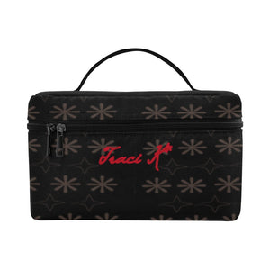 Traci K Signatured Patterned Cosmetic Bag Cosmetic Bag/Large (Model 1658)