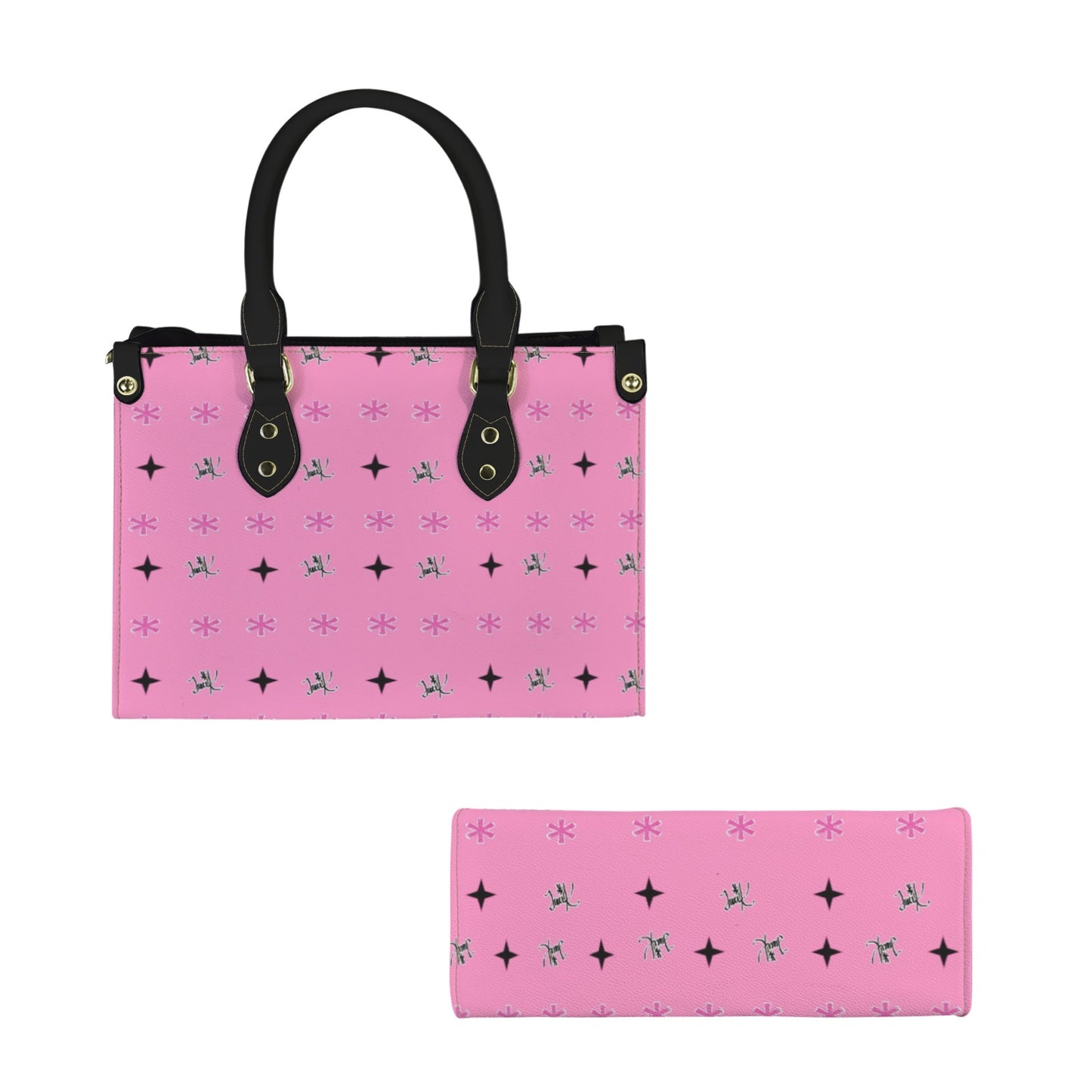 Traci K Official Patterned PU Leather Handbag-Small (Model 1747)