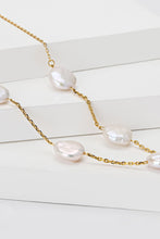 Load image into Gallery viewer, Freshwater Pearl Stainless Steel Necklace
