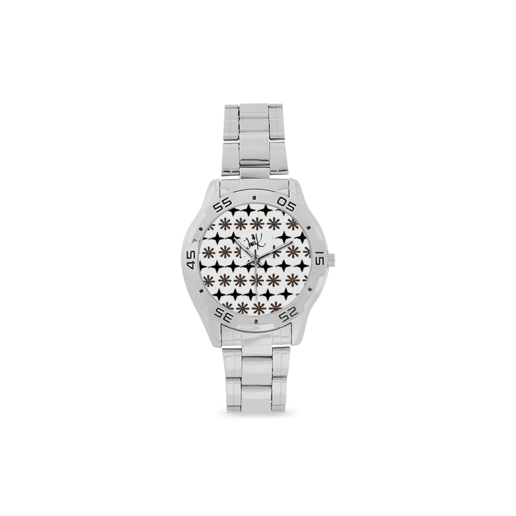 Traci K* Luxury Analog Stainless Steel Designer Mens Watch Men's Stainless Steel Analog Watch(Model 108)