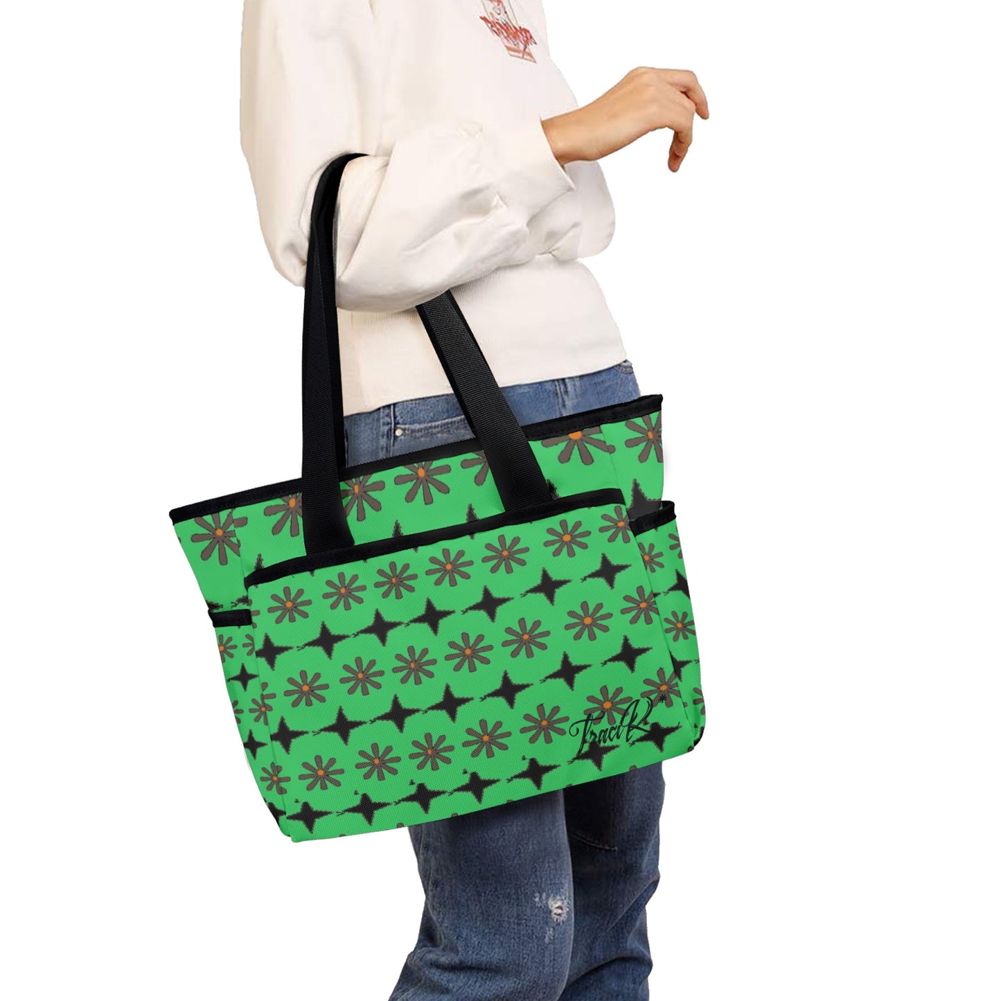 Traci K Designer Holiday Bag Large Capacity Tote Bag-Large (Model 1738)