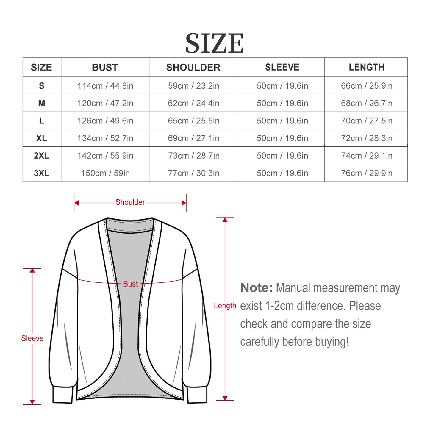 Traci K Luxury Designer Shoulder down long sleeved cardigan Women's Drop Shoulder Cardigan