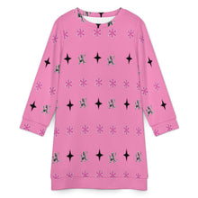 Load image into Gallery viewer, Traci K Official Patterned Design Women&#39;s Sweater Dress
