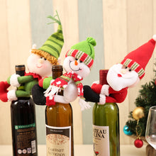 Load image into Gallery viewer, Christmas Doll Wine Bottle Decoration
