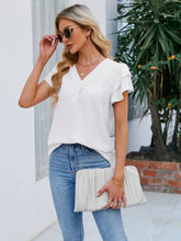 Load image into Gallery viewer, V-Neck Flounce Sleeve Blouse
