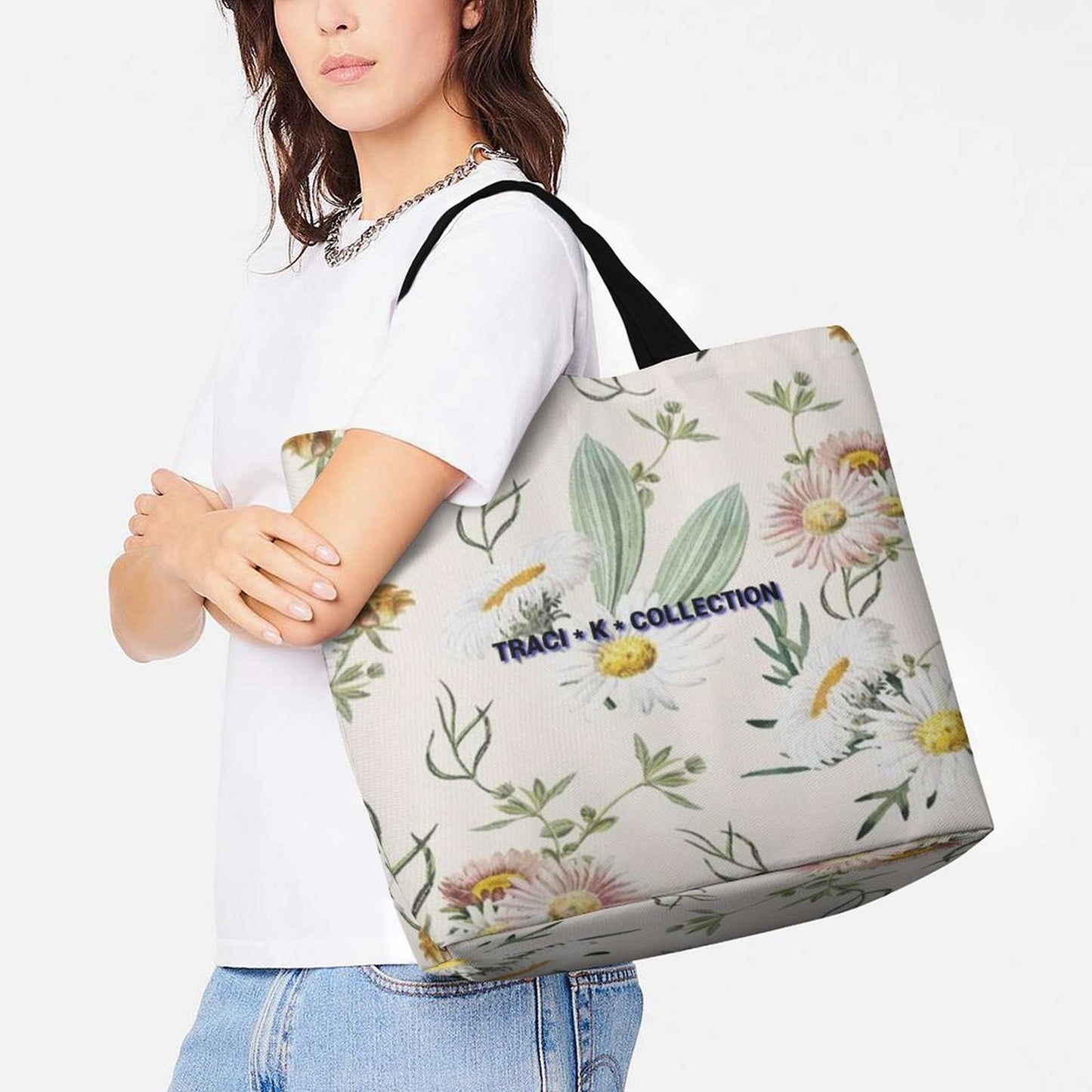Traci K Collecion Signatured Designer Tote Bag One shoulder shopping bag