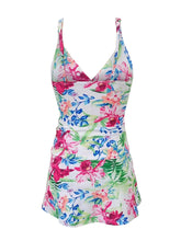 Load image into Gallery viewer, Printed Spaghetti Strap Top and Skirt Swim Set
