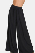 Load image into Gallery viewer, Zenana Pleated Linen Blend Wide Leg Pants
