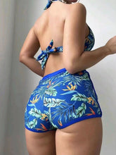 Load image into Gallery viewer, Printed Halter Neck Two-Piece Swim Set
