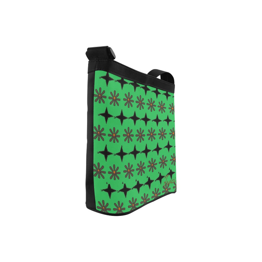 Traci K* Designer Crossbody Bag Green Crossbody Bags (Model 1613)