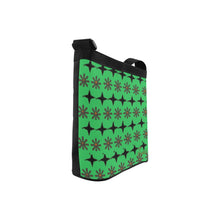 Load image into Gallery viewer, Traci K* Designer Crossbody Bag Green Crossbody Bags (Model 1613)
