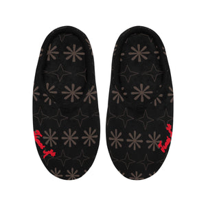 Traci K Designer Luxury Slippers Women's Non-Slip Cotton Slippers (Model 0602)