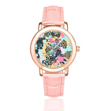 Load image into Gallery viewer, Traci K* Designer Catniss Luxury Watch  for Women Women&#39;s Rose Gold Leather Strap Watch(Model 201)
