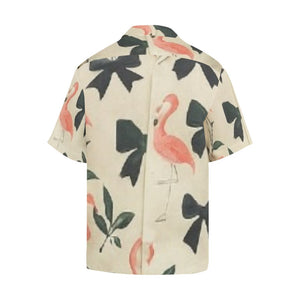 Traci K Put a Bow On It / Flamingo Men Vacation Shirt Hawaiian Shirt (Model T58)