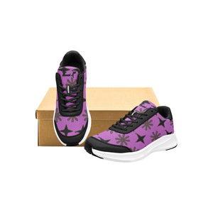 Traci K Luxury Designer Purple Athletic Shoes Women's Mudguard Running Shoes (Model 10092)