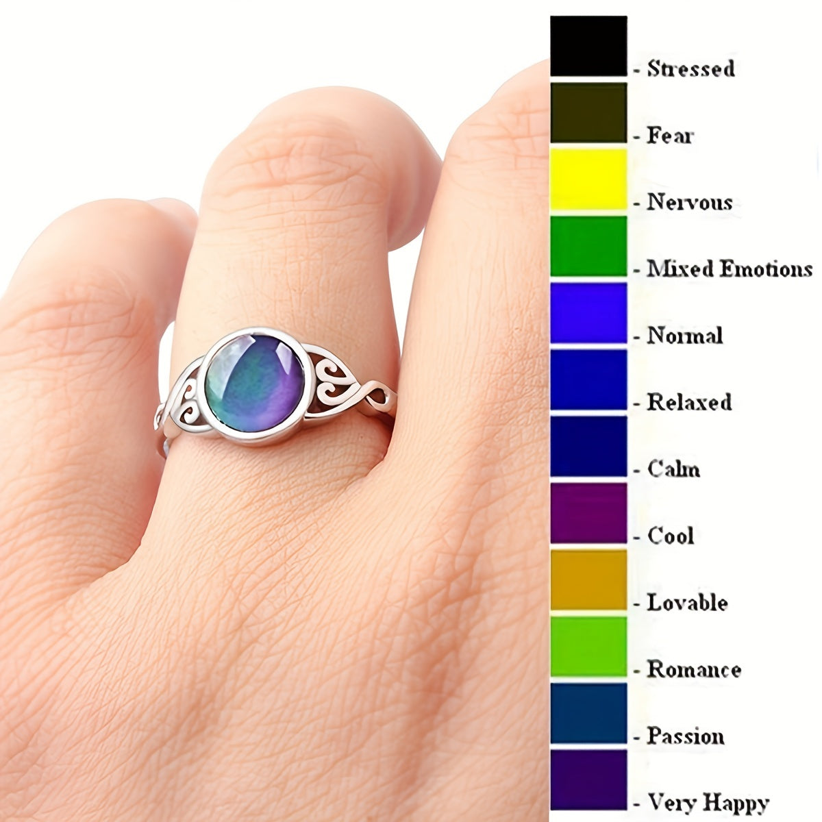 Traci K Beauty Manifestation / Mood Sensation Ring - for Men and Women