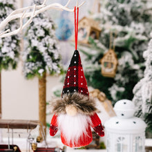 Load image into Gallery viewer, 2-Piece Christmas Plaid Faceless Doll Hanging Widgets
