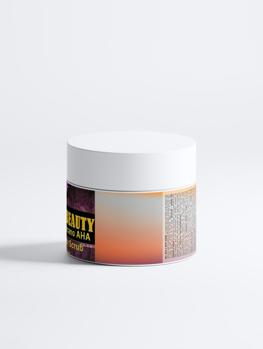 SELF by Traci K Beauty -Icelandic Volcano AHA Face & Body Scrub Cellulite, Dry Skin, Dull Skin, Crepy