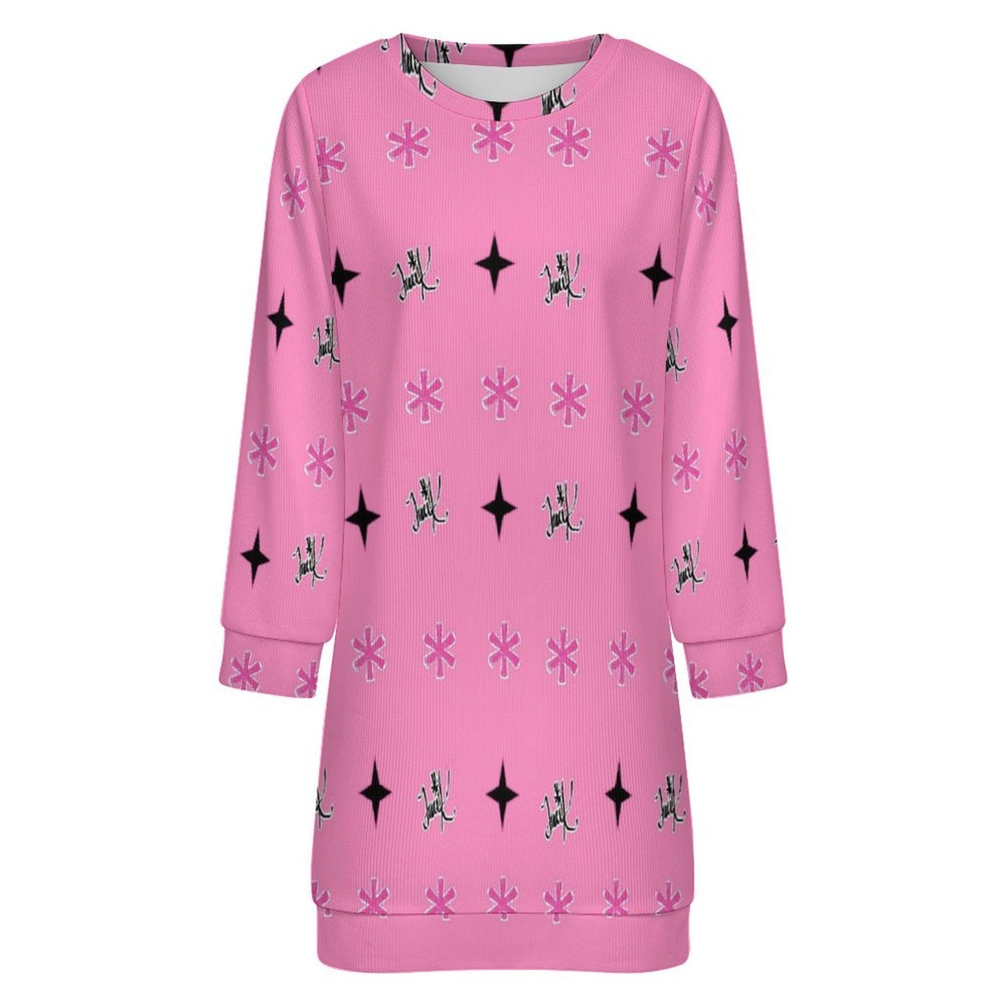 Traci K Official Patterned Design Women's Sweater Dress