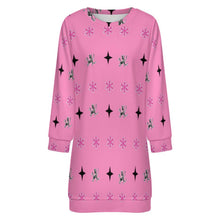 Load image into Gallery viewer, Traci K Official Patterned Design Women&#39;s Sweater Dress
