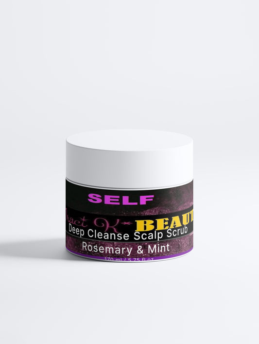 SELF by Traci K Beauty -Deep Cleanse Scalp Scrub, Rosemary & Mint