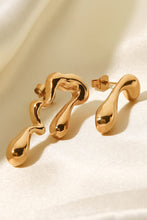 Load image into Gallery viewer, 18K Gold Plated Geometric Mismatched Earrings
