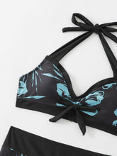 Load image into Gallery viewer, Printed Halter Neck Two-Piece Bikini Set
