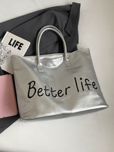 Load image into Gallery viewer, BETTER LIFE PU Leather Tote Bag
