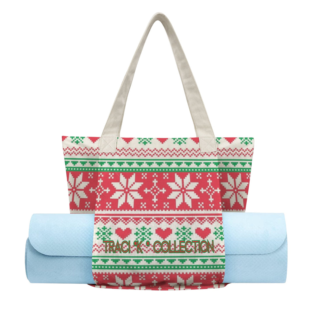 Traci K Collection Holiday Yoga Tote Bag Yoga Tote Bag (Model 1751)