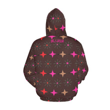 Load image into Gallery viewer, Traci K Trio Patterned Designer Hoodie All Over Print Hoodie for Women (USA Size) (Model H13)

