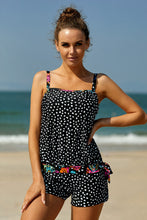 Load image into Gallery viewer, Printed Tied Tankini Set
