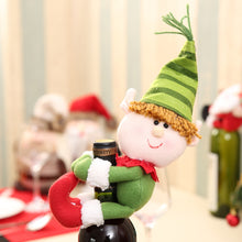 Load image into Gallery viewer, Christmas Doll Wine Bottle Decoration
