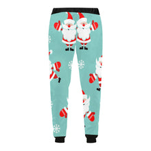 Load image into Gallery viewer, Traci K* Cute Mens Santa Joggers Men&#39;s All Over Print Sweatpants (Model L11)

