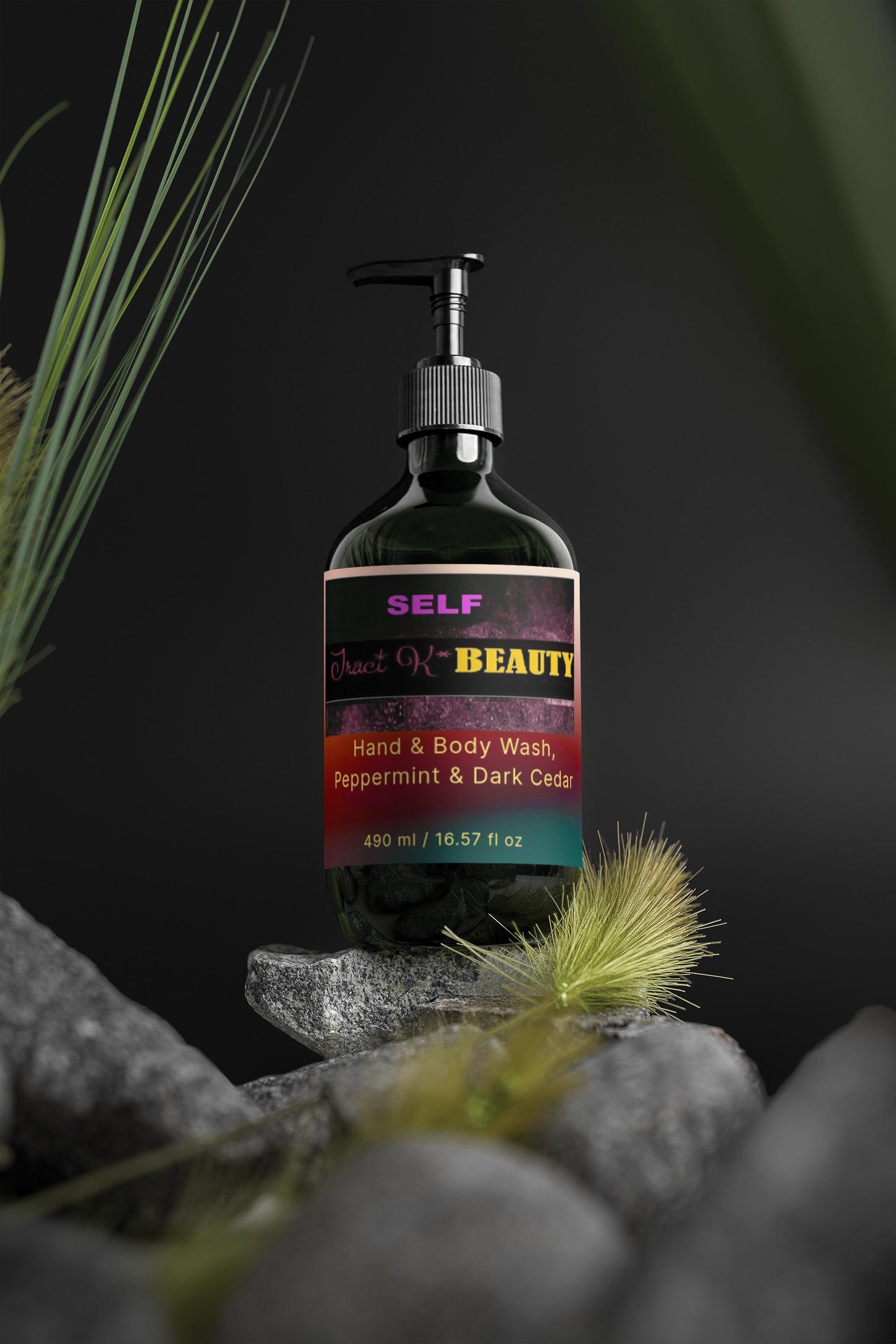 SELF by Traci K Beauty Hand & Body Wash, Peppermint & Dark Cedar