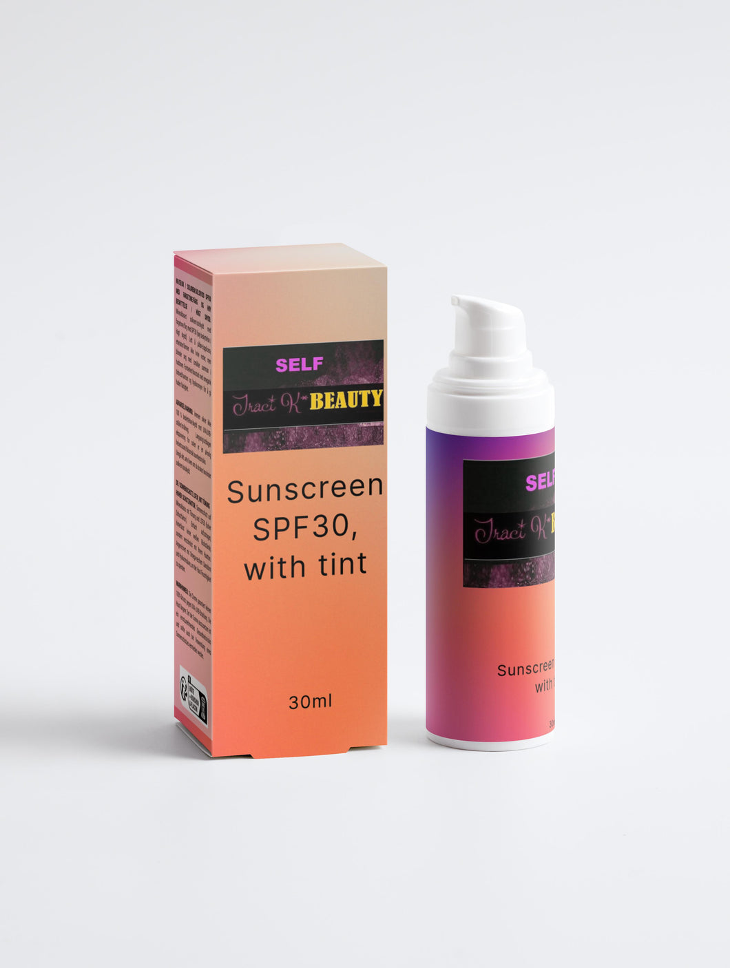 Traci K Beauty Sunscreen SPF30, with tint