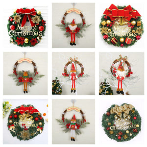 Christmas Decoration - Wreath Garland for Window Display, Door Hanging, and Venue Decoration