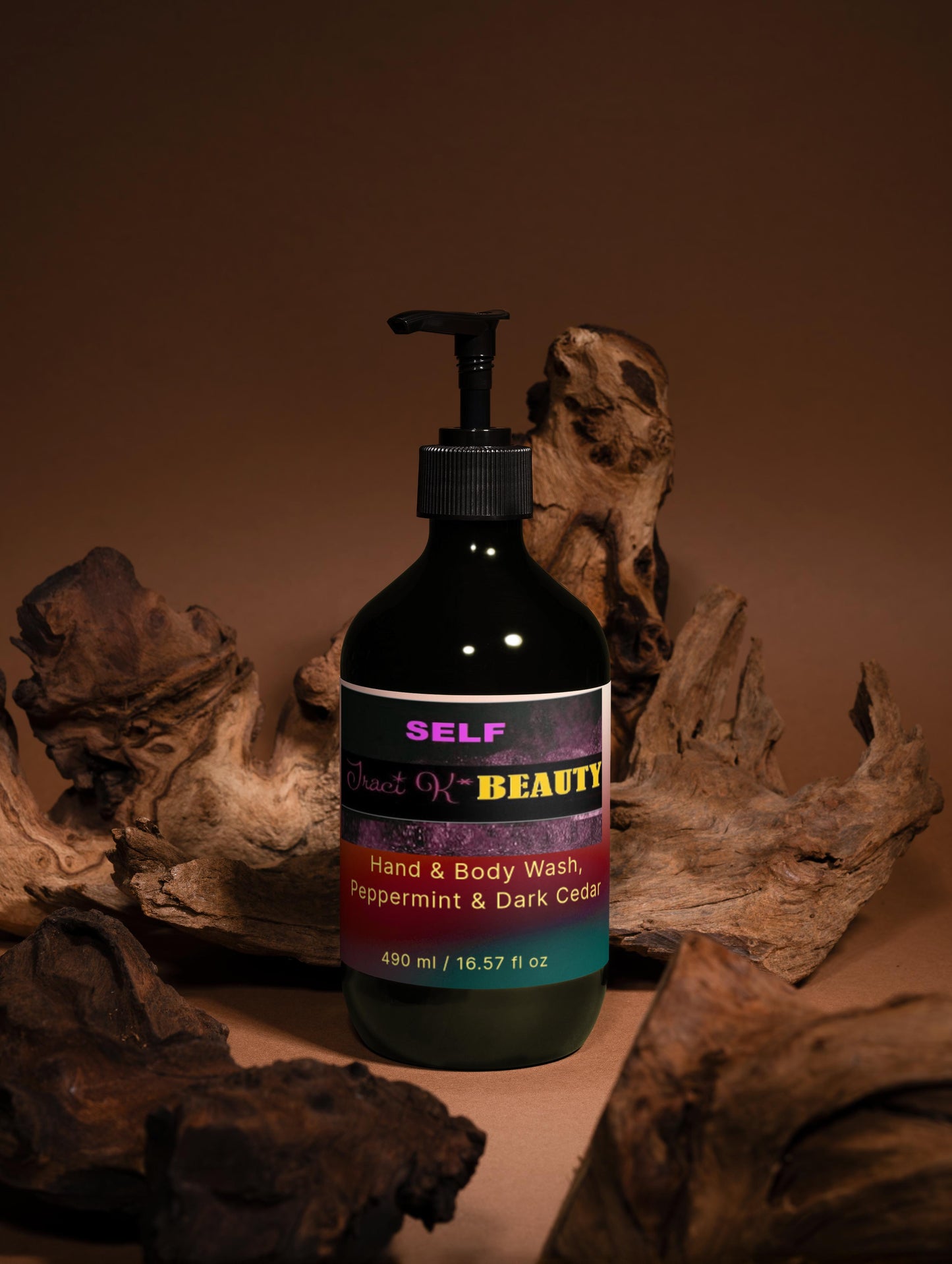 SELF by Traci K Beauty Hand & Body Wash, Peppermint & Dark Cedar