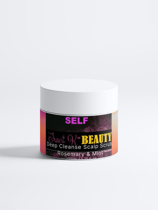 SELF by Traci K Beauty- Deep Cleanse Scalp Scrub, Rosemary & Mint Hair Care