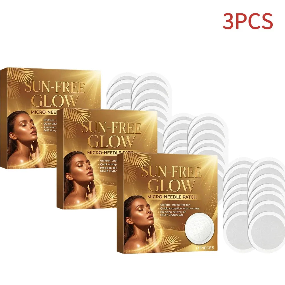 1-10pcs Microneedle Self Free Glow Patch by Traci K Beauty Professional Sun-Free Tanning Sticker Natural Even Bronzer Tanning Patches