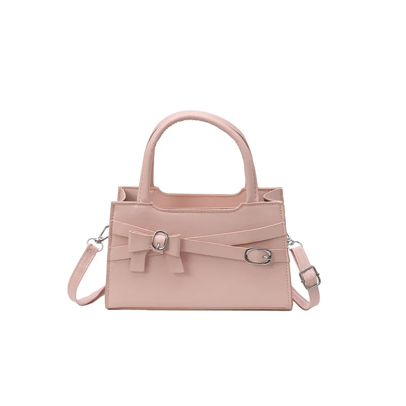 Put a Bow On It Fashionable Shoulder Bag Trendy Simple Crossbody Bags for Women Designer Bags Small Square Bag Purse and Handbags