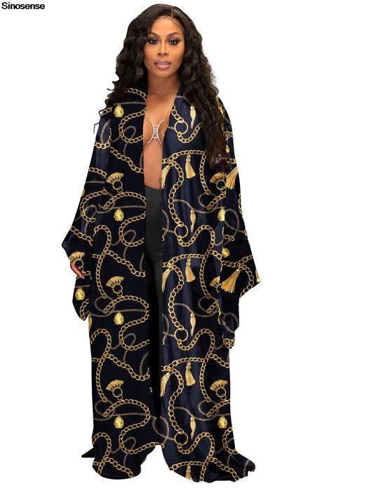 Women's Satin Open Front Cardigan Kimono Duster Sexy Beach Cover-Up Loose Long Flowy Maxi Kimonos Floral Print Cardigan