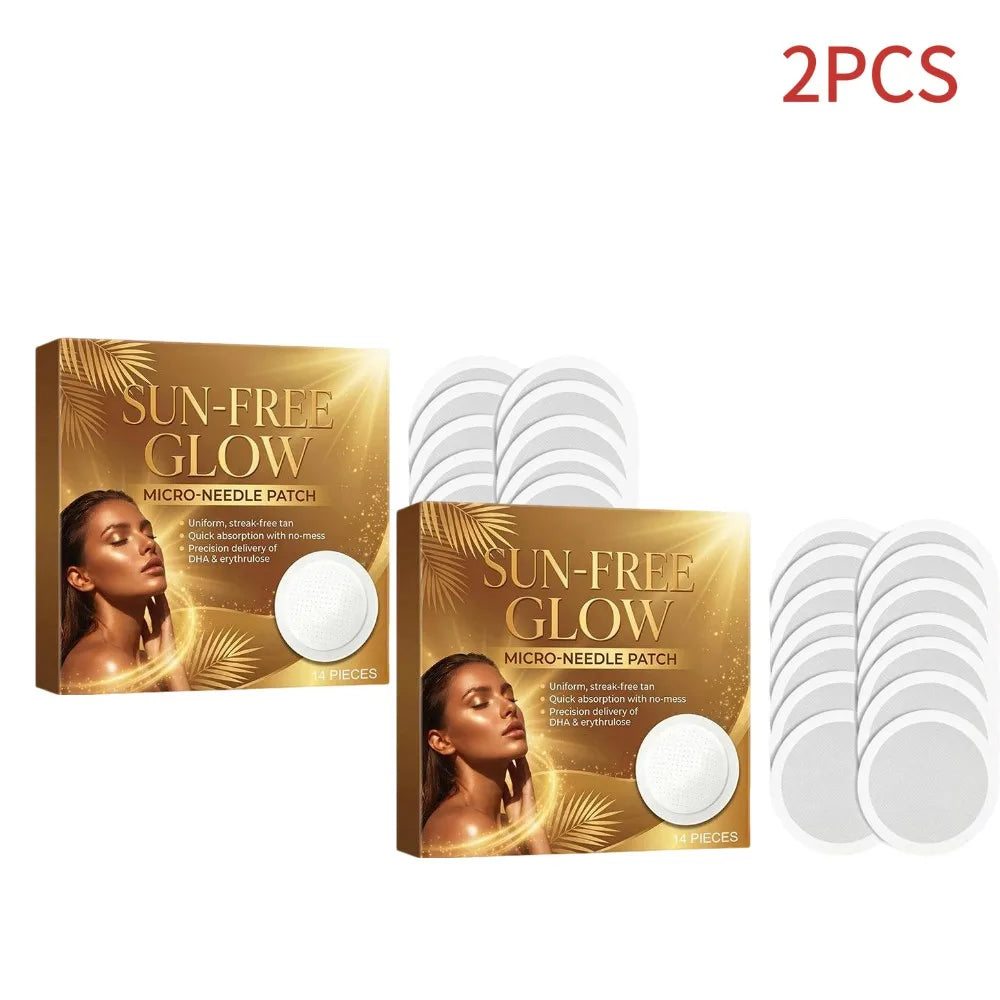 1-10pcs Microneedle Self Free Glow Patch by Traci K Beauty Professional Sun-Free Tanning Sticker Natural Even Bronzer Tanning Patches