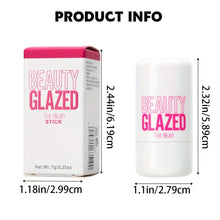 Load image into Gallery viewer, Makeup Blush Stick Lip Tinted Cooling Water Jelly Tint Jelly Blush Stick Watercolor Multi-Use Matte Blush Makeup
