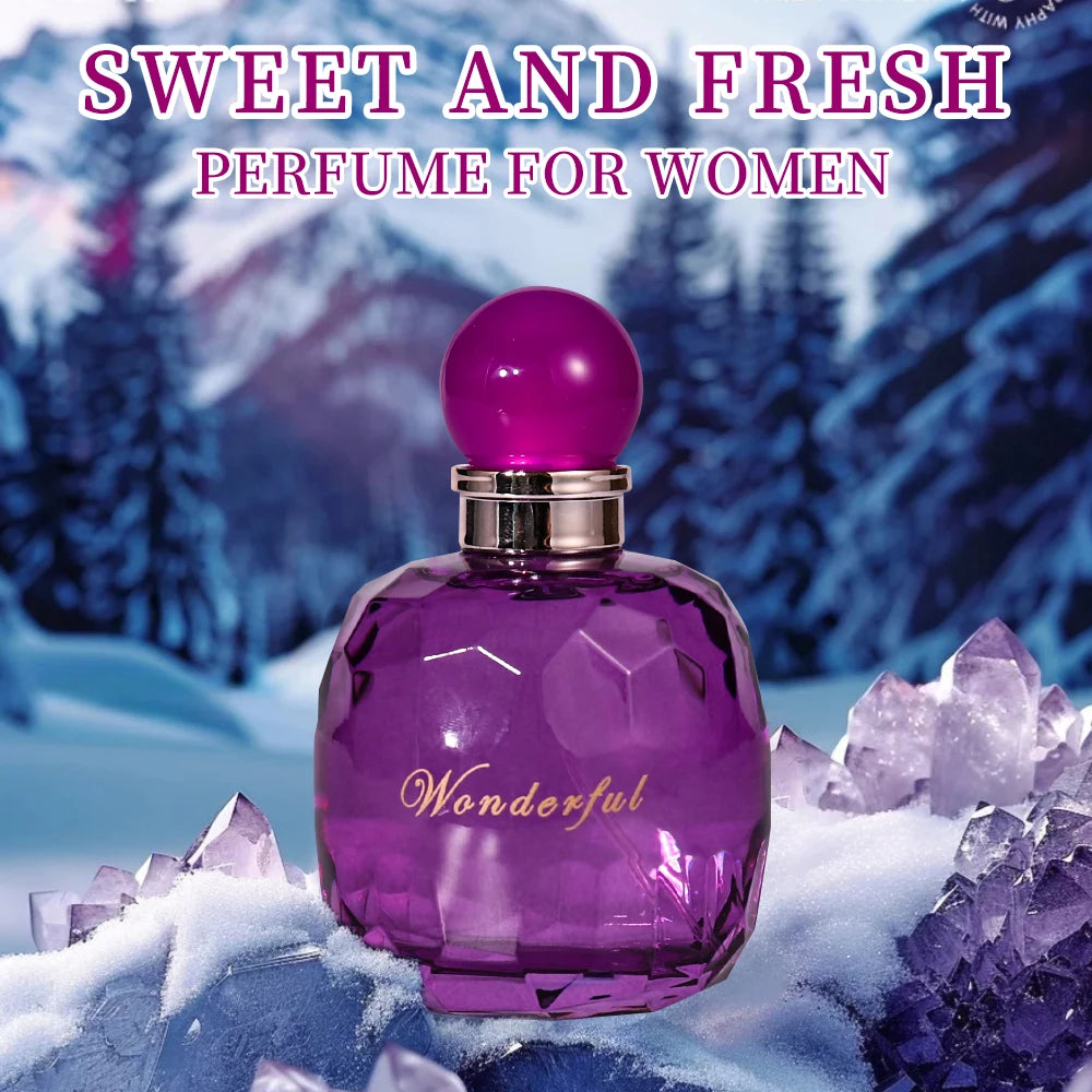Wonderful - Fragrances by Traci K Beauty 3.4fl Oz Women's Eau De Parfum - A Floral Fruity Fragrance For Women - With Raspberry, Blackberry, Tea, Apple Blossom And Freesi