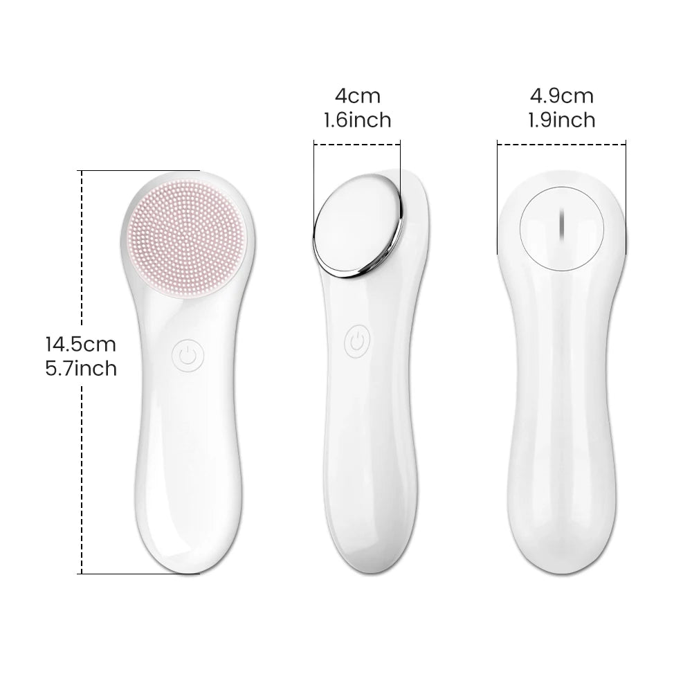 Salorie by Traci K Beauty for Timeless Radiance Facial Cleansing Brush Face Scrubber Waterproof Face Electric Silicone Face Deep Pores. Massage Lifting and Sculpting.