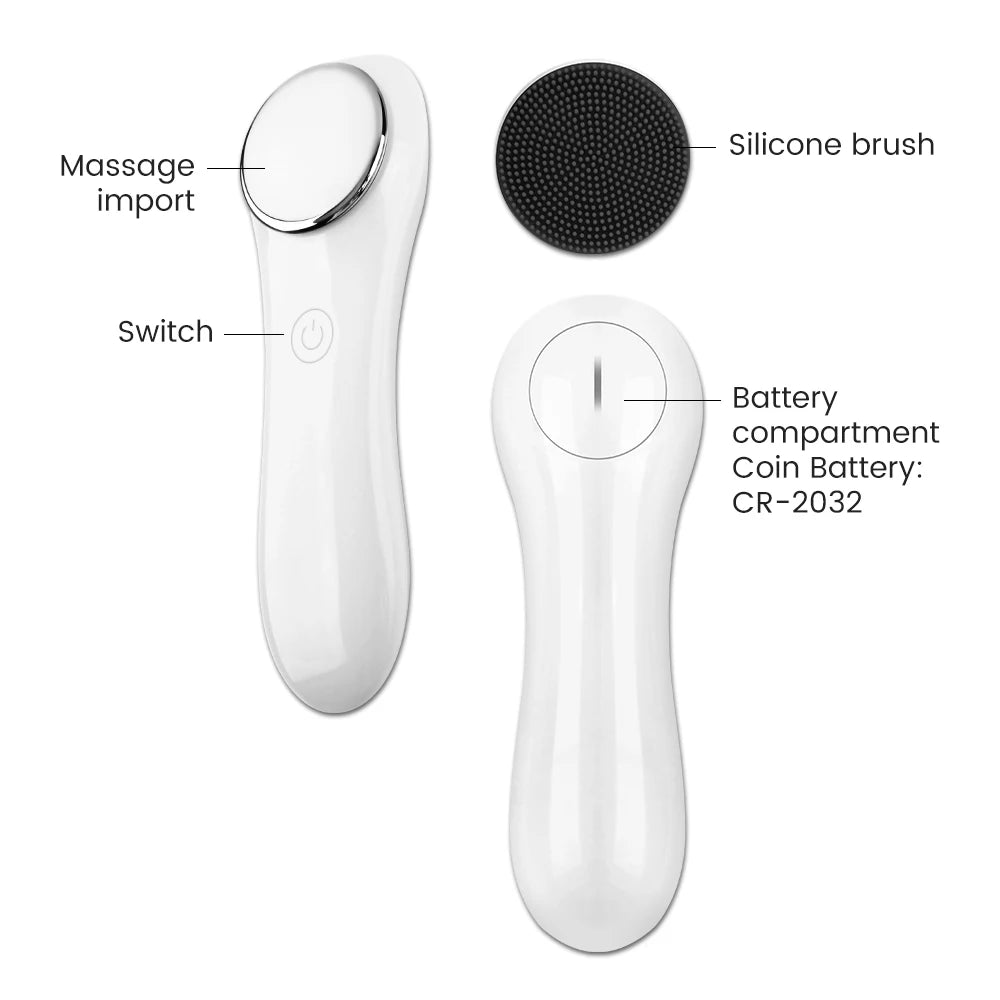 Salorie by Traci K Beauty for Timeless Radiance Facial Cleansing Brush Face Scrubber Waterproof Face Electric Silicone Face Deep Pores. Massage Lifting and Sculpting.