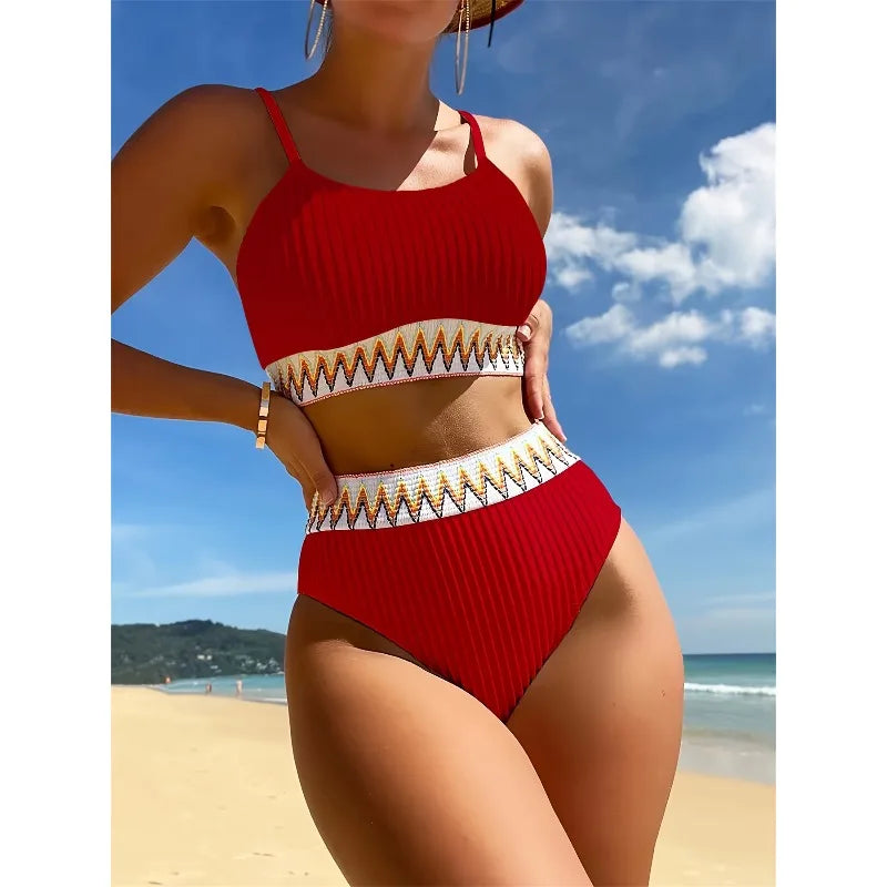 Beach Bikini Set Women Swimsuit Summer Sexy Two Piece Bathing Suit